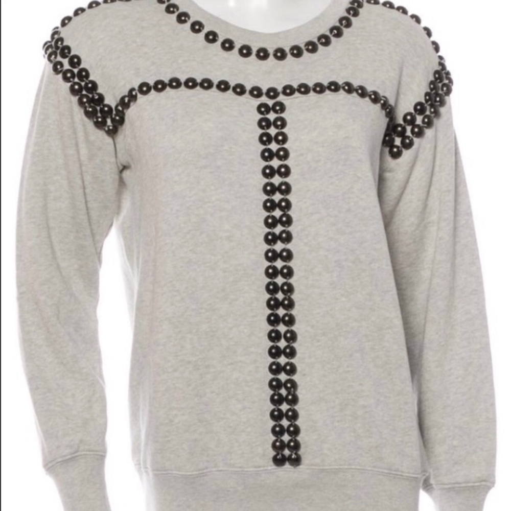 Isabel Marant Scotty studded pullover sweater